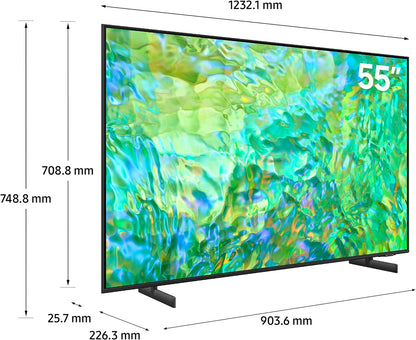 Samsung Smart TV, QLED, 65 Inch Titan Gray, Quantum Processor 4K, Motion Enhancemnet, HDR10+, QA65Q70C - 2023 - International Version