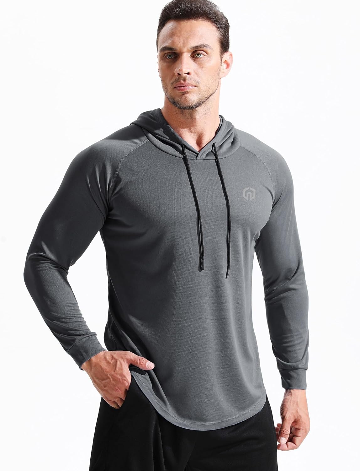 NELEUS Men's Dry Fit Athletic Workout Running Shirts Long Sleeve