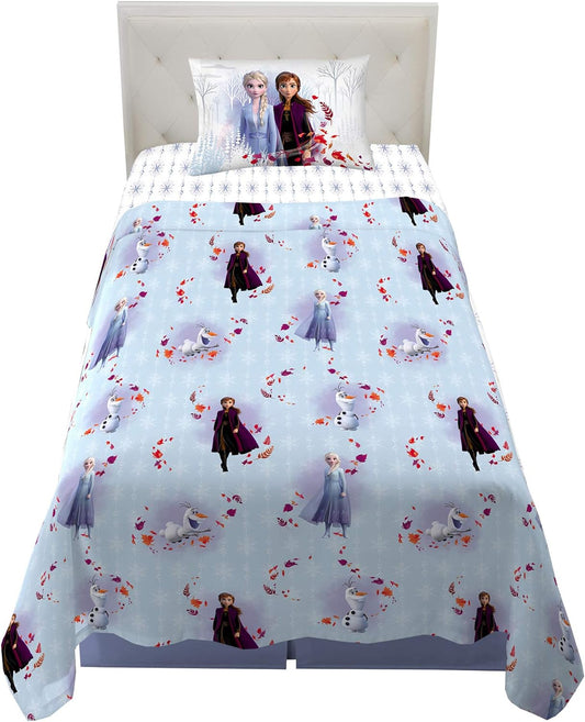 Franco Kids Bedding Super Soft Sheet Set, Twin, Disney Frozen 2