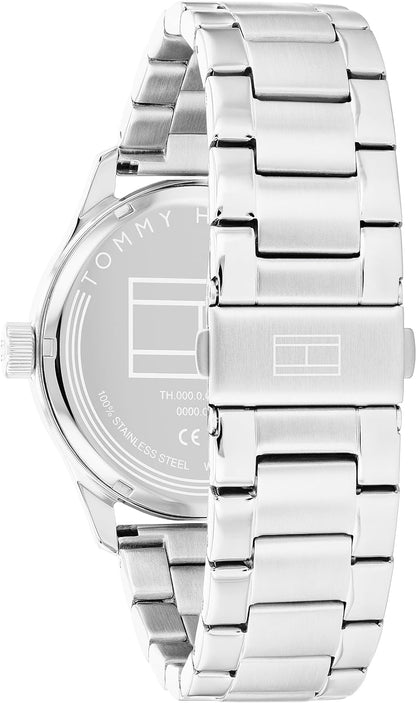 Tommy Hilfiger, Forrest Men's Navy Dial, Stainless Steel Watch - 1710563