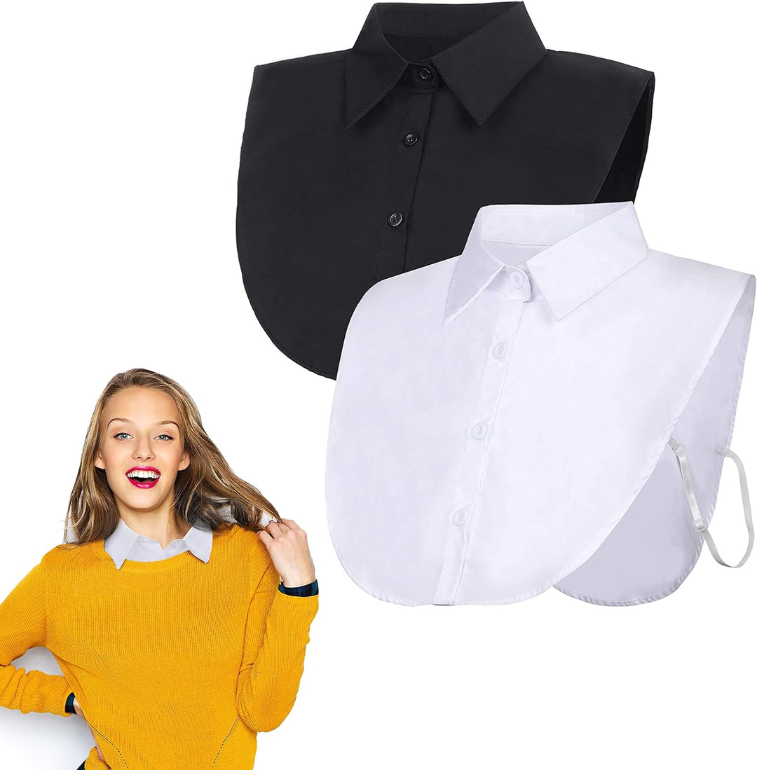 blouse with choker collar