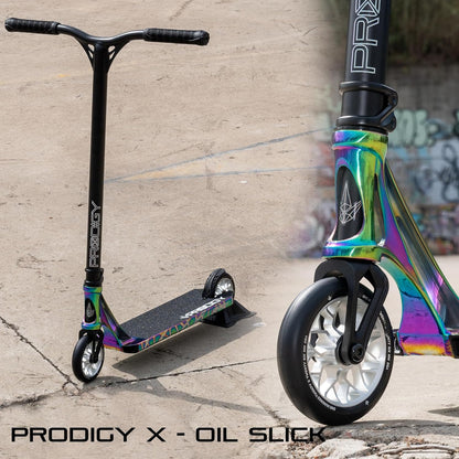 Envy Scooters Prodigy X Pro Scooter - Quality, High Performance Scooters Built from Professional Level Parts - Perfect Stunt Scooter for All Skill Levels