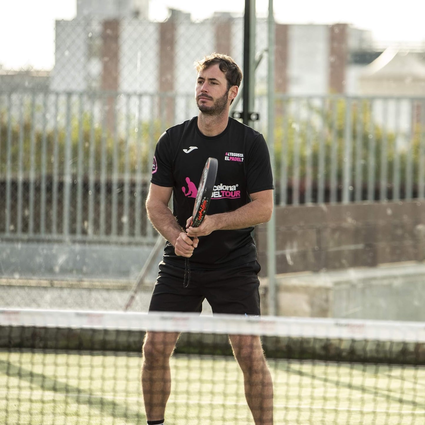 Barcelona Padel Tour | Technical Short Sleeve T-shirt"Te gusta el pádel" | Man | Soft Touch and Quick Drying | Sportswear