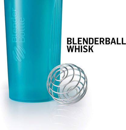 BlenderBottle Classic Loop Top Shaker Bottle, 28-Ounce, Full Color Black