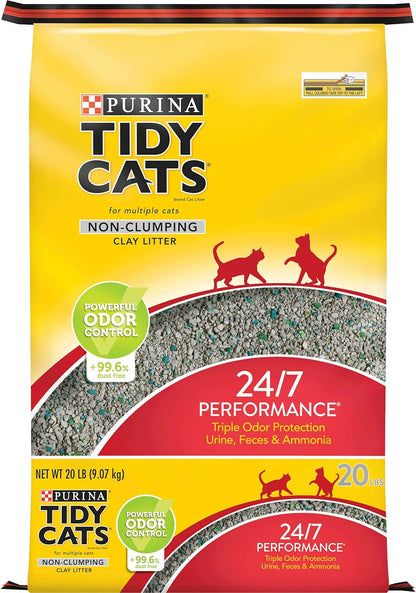 Purina Tidy Cats Glade Tough Odor Solutions Clear Springs Non-Clumping Cat Litter - 10 lb. Bag