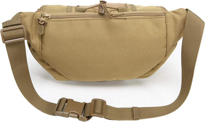 DYJ Utility Multipurpose Molle Tactical Waist Bag, Coyote Brown, Size No Size