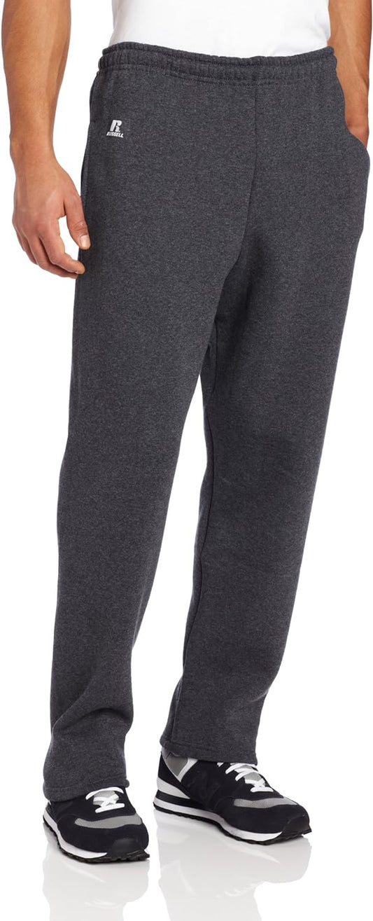 Russell Athletic Men's Dri-Power Open Bottom Sweatpants with Pockets