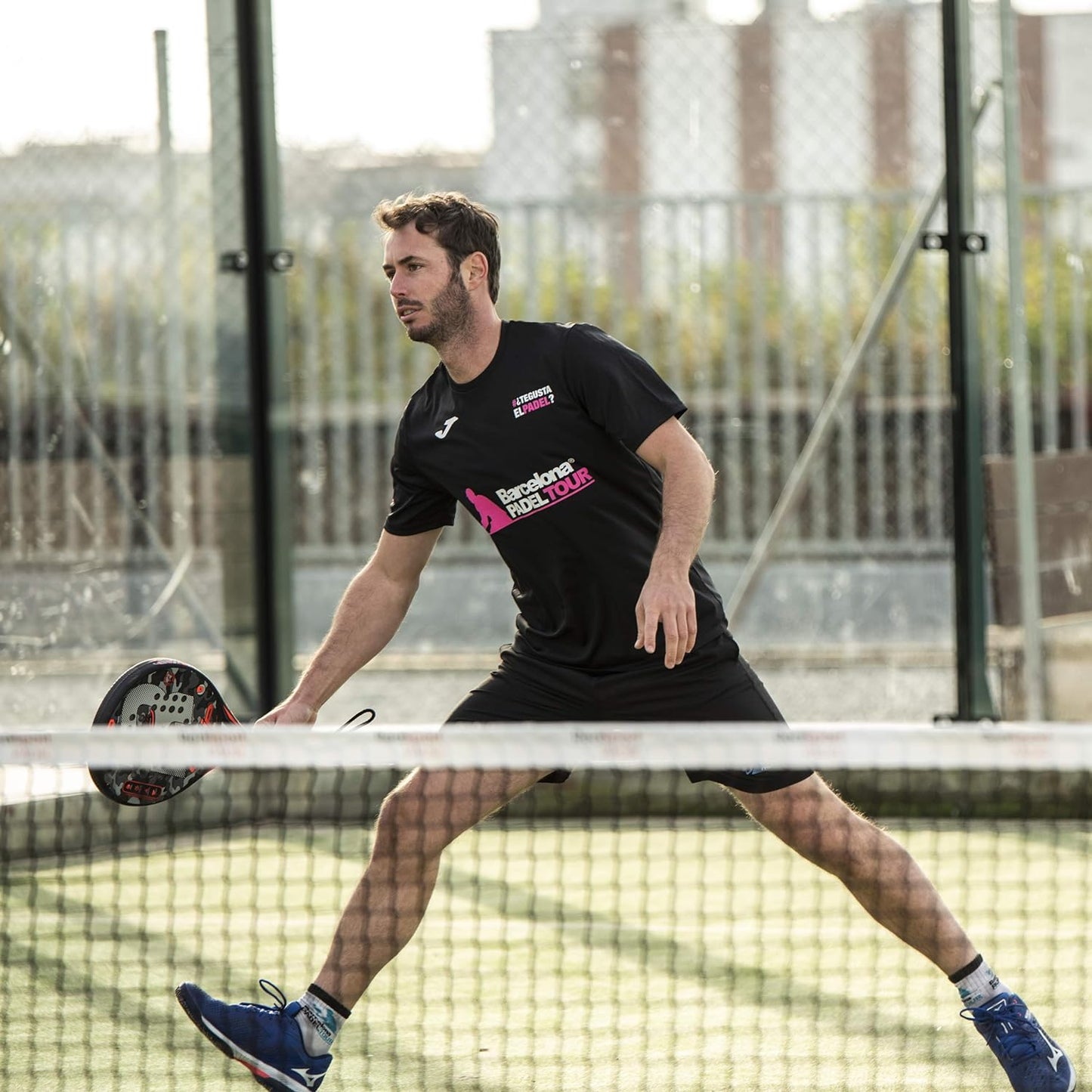 Barcelona Padel Tour | Technical Short Sleeve T-shirt"Te gusta el pádel" | Man | Soft Touch and Quick Drying | Sportswear