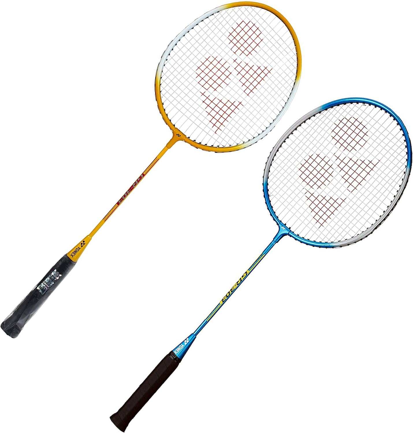 YONEX GR 303 Combo Badminton Racquet with Full Cover, Set of 2