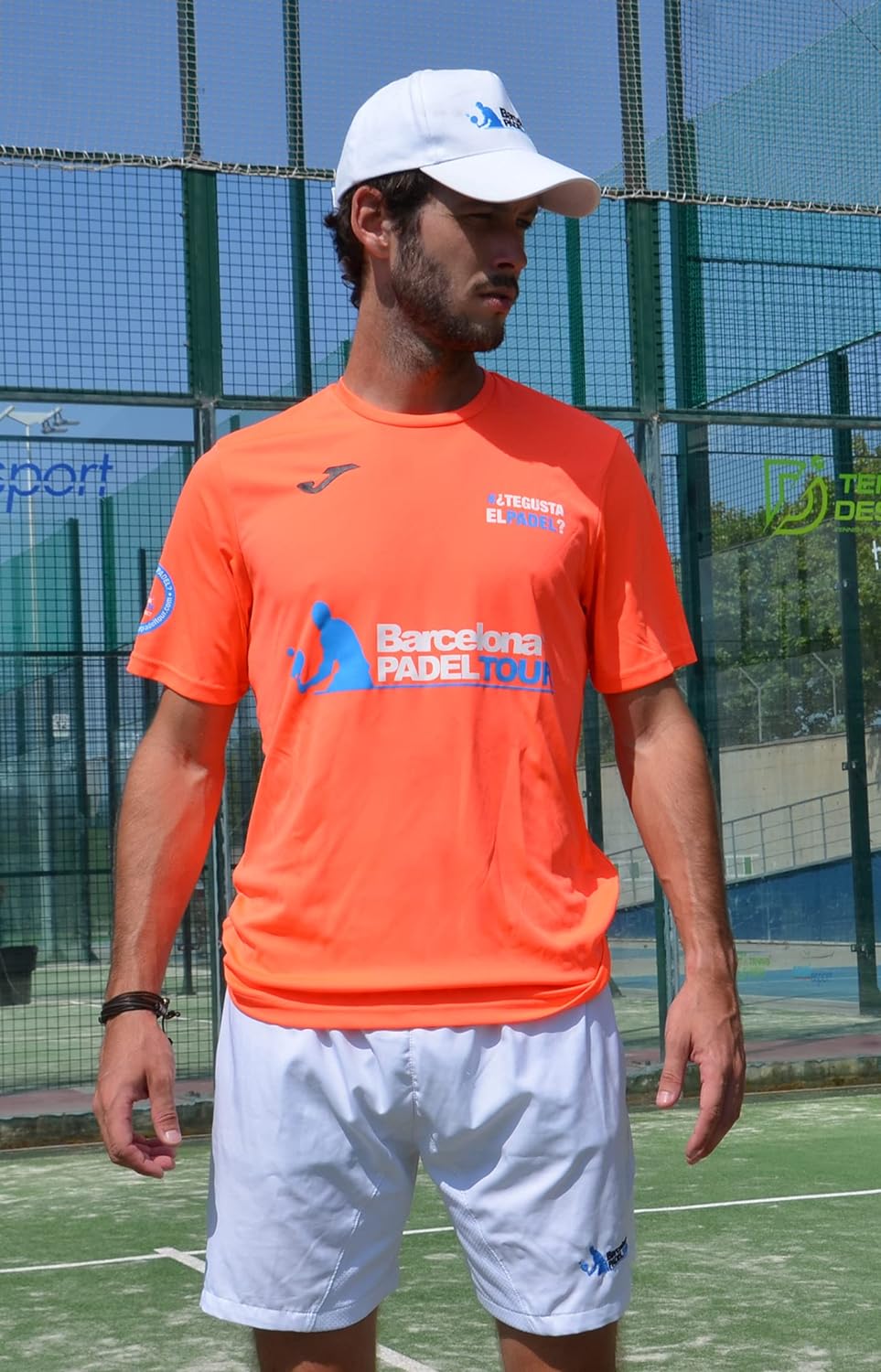 Barcelona Padel Tour | Technical Short Sleeve T-shirt"Te gusta el pádel" | Man | Soft Touch and Quick Drying | Sportswear