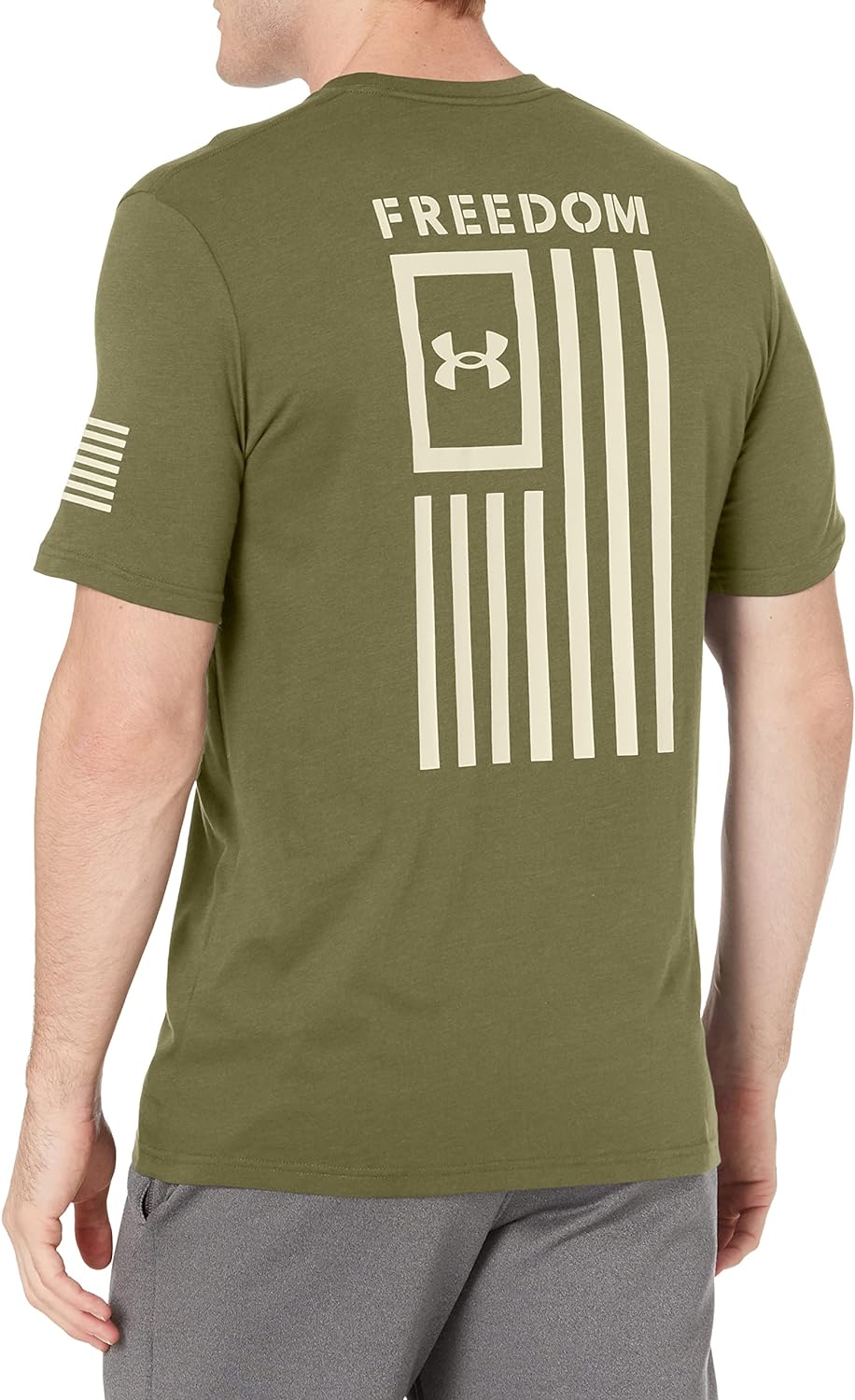 Under Armour mens New Freedom Flag T-Shirt Shirt