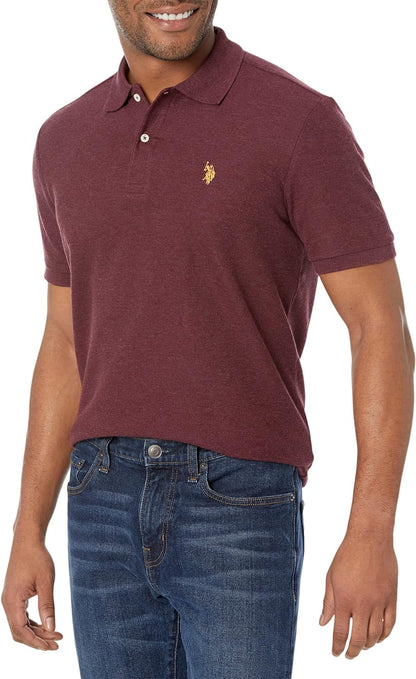 U.S. Polo Assn. Men's Polo Shirt, Oatmeal, One size