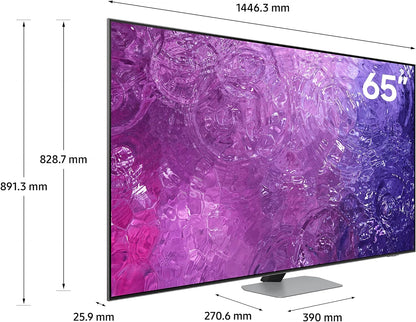 Samsung Smart TV, QLED, 65 Inch Titan Gray, Quantum Processor 4K, Motion Enhancemnet, HDR10+, QA65Q70C - 2023 - International Version