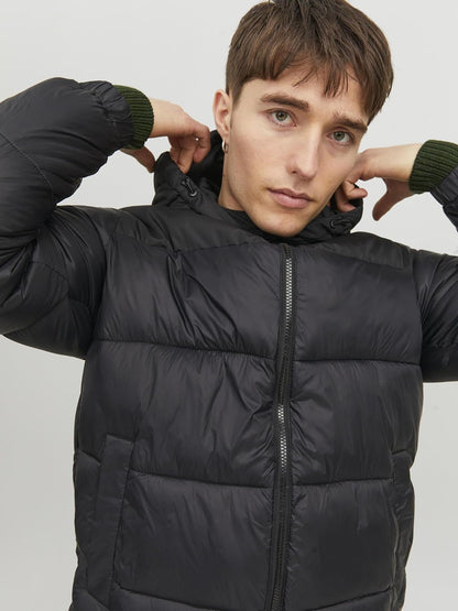 Jack & Jones Men's HERO PUFFER COLLAR Jacket