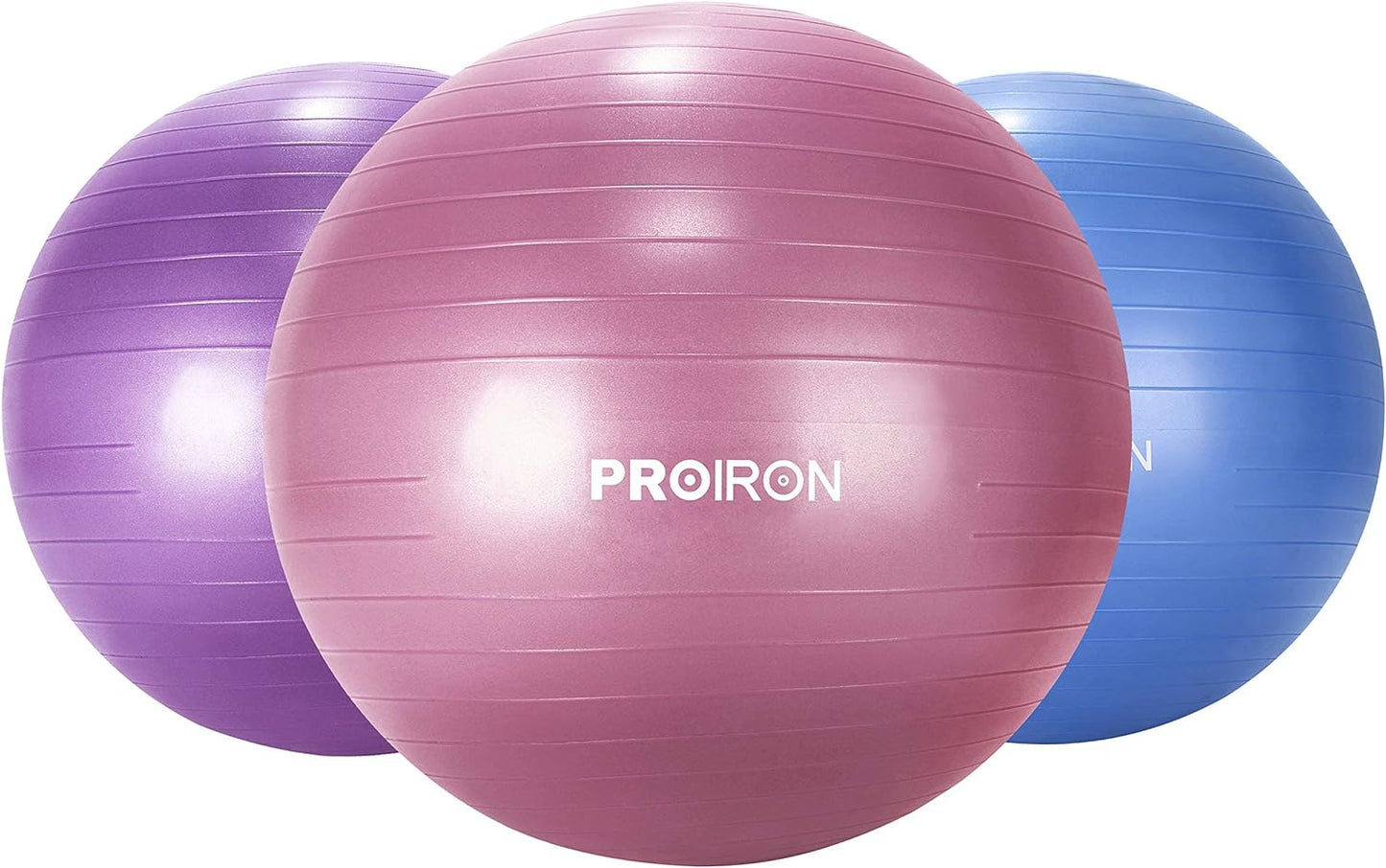 PROIRON Yoga Ball Anti-Burst Exercise Ball Chair with Quick Pump Slip Resistant Gym Ball Supports 500KG Balance Ball for Pilates Yoga Birthing Pregnancy Stability Gym Workout Training