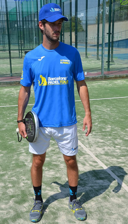 Barcelona Padel Tour | Technical Short Sleeve T-shirt"Te gusta el pádel" | Man | Soft Touch and Quick Drying | Sportswear