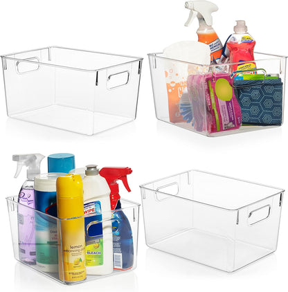 CLEARSPACE Plastic Storage Bins