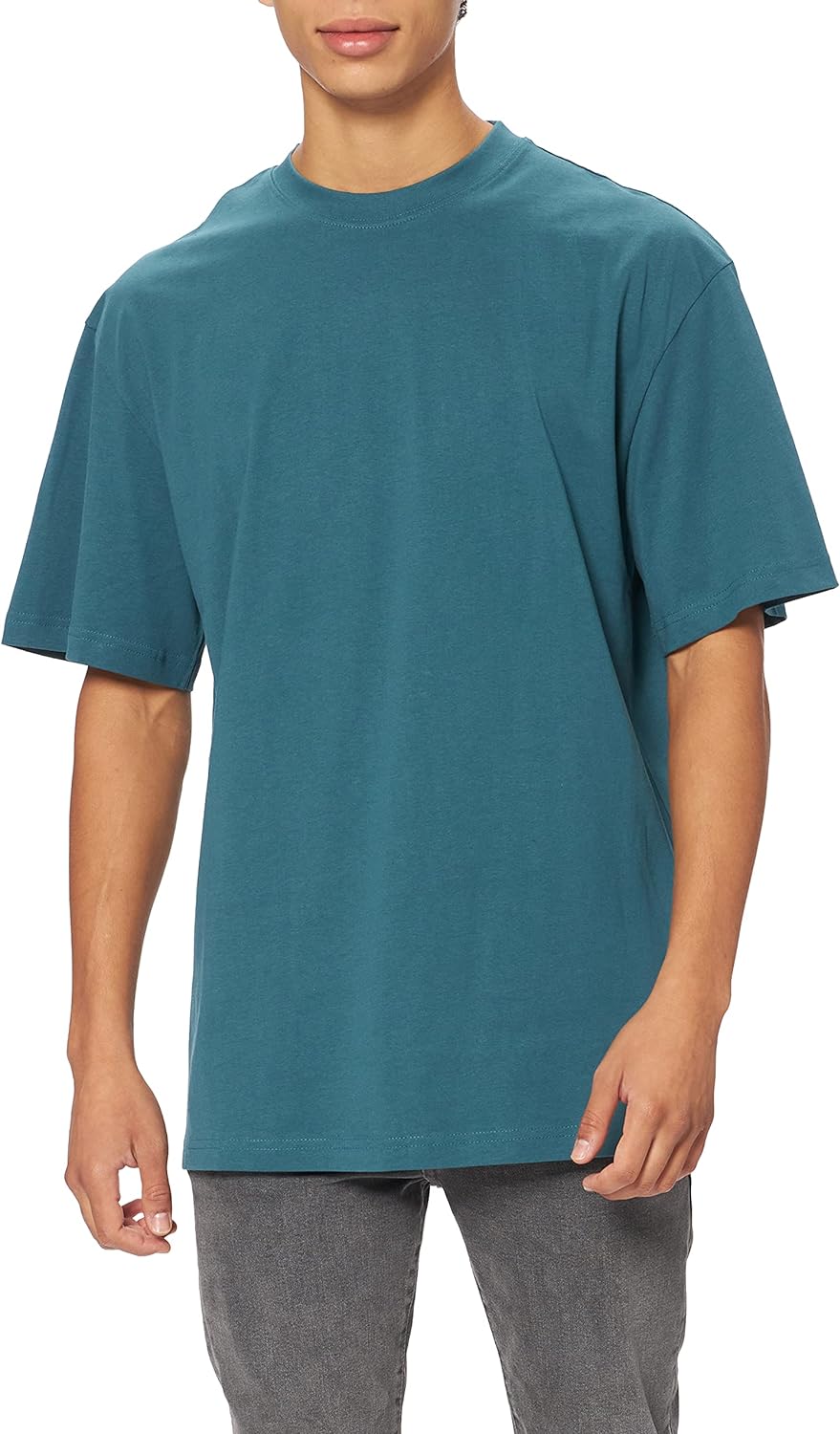 Urban Classics mens Tall Tee Oversized T-Shirt Oversized Short Sleeves T-Shirt with Dropped Shoulders, 100% Jersey Cotton (pack of 1)