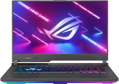 Asus ROG Strix G15 G513RC-HN088W (Eclipse Gray) Gaming Laptop, R7-6800H 16GB 512GB PCIE G4 SSD, NV RTX3050, WIN11 HOME, 15.6 inch FHD 1920X1080 16:9 144Hz, Backlit-RGB-Eng-Arb-KB