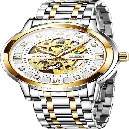 OUPINKE Men's Automatic Mechanical Watches Luxury Business Dress