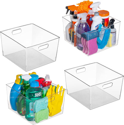 CLEARSPACE Plastic Storage Bins