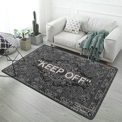 YIKUDU Keep Off Large Rugs Floor Mat Modern Carpet for Home Decoration Area Rug,Cozy Art Decoration Polyester Carpet 36 x 24 inch