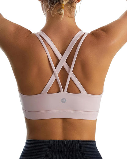 RUNNING GIRL womens Full Coverage Women's Plus Sports Bras