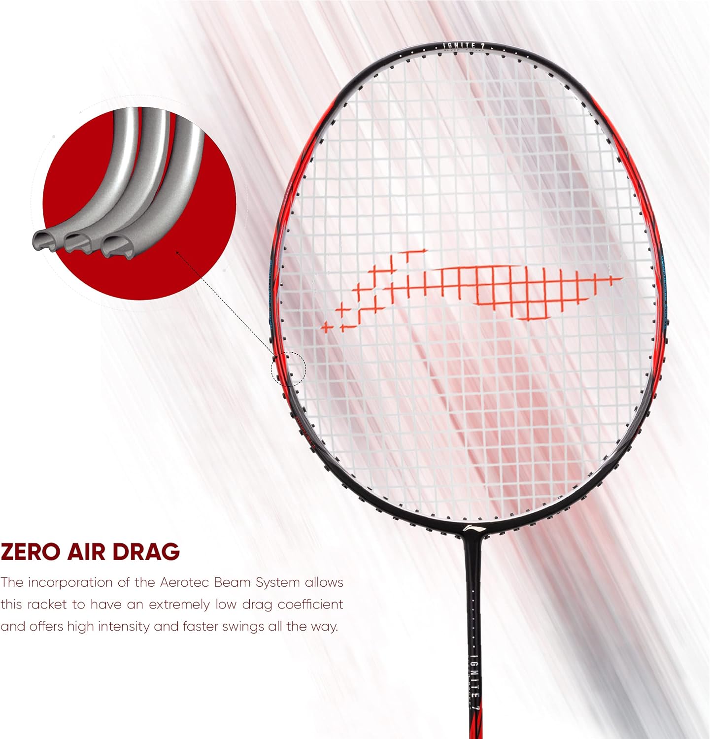 Li-Ning IGNITE 7 (SPEED RACKET. 77 grams)