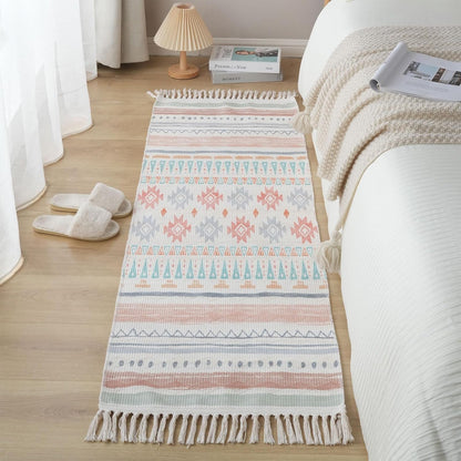 Area Rugs For Living Room Bedroom, Cotton Linen Floor Mat, Mrkhojahas 50x160cm