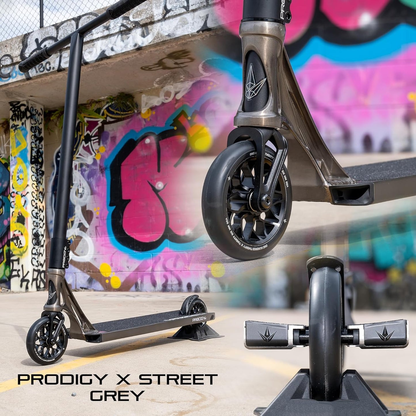 Envy Scooters Prodigy X Street Pro Scooter - Quality, High Performance Scooters Built from Professional Level Parts - Perfect Street Scooter for All Skill Levels