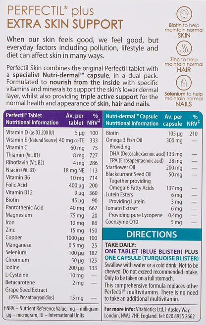 Vitabiotics Perfectil Plus Hair, 60 Tablets