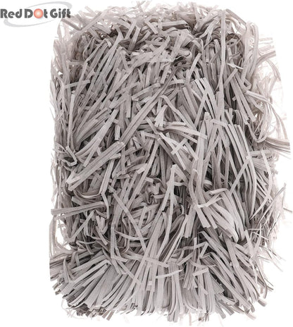 REDDOTGIFT® 100 gram Raffia Paper Shreds Strands Eco-friendly Shredded Crinkle Confetti Crinkle Cut Paper Filling Shredded Paper for Hamper Gift Box Filling (Off-White)