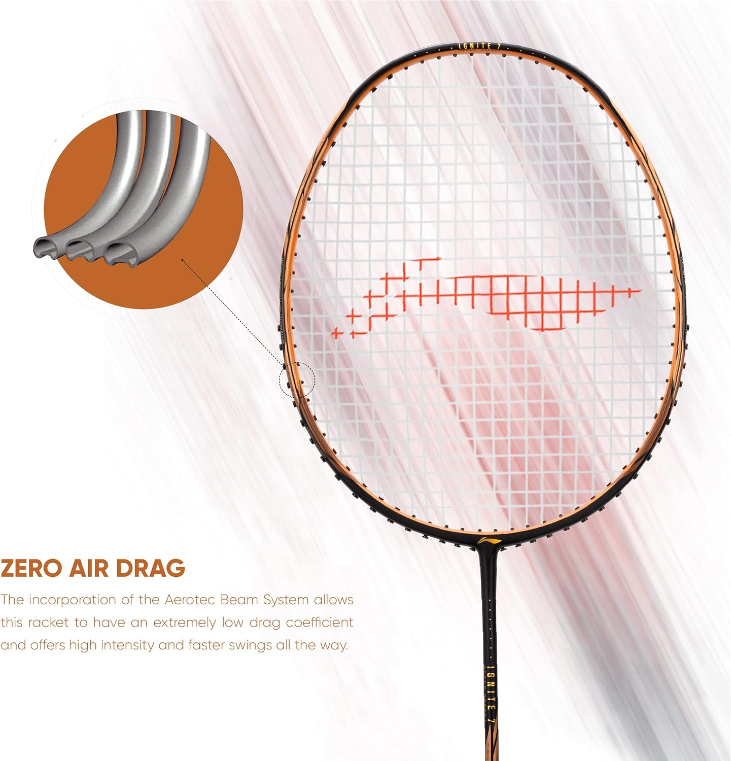 Li-Ning IGNITE 7 (SPEED RACKET. 77 grams)