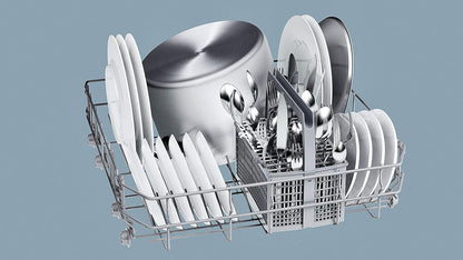 Siemens 5 Programs 12 Place Settings, Free Standing Dishwasher, Silver Sn25D800Gc."Min 1 year manufacturer warranty\