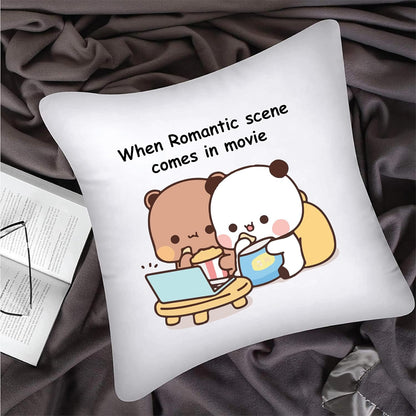 Happy Valentine's Day Pillow to Cuddle with Your Sweetheart - Gifts for your Boyfriend - Husband - Wife - Girlfriend - Valentine's Day Romance to Their Bedroom (Design 4)