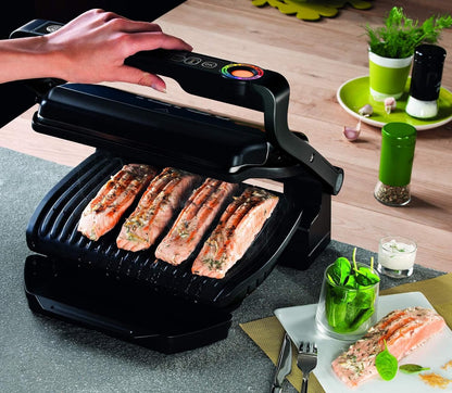 Tefal indoor Electric Grill, Optigrill Plus/BBQ. With snacking and baking accessory, GC715D28