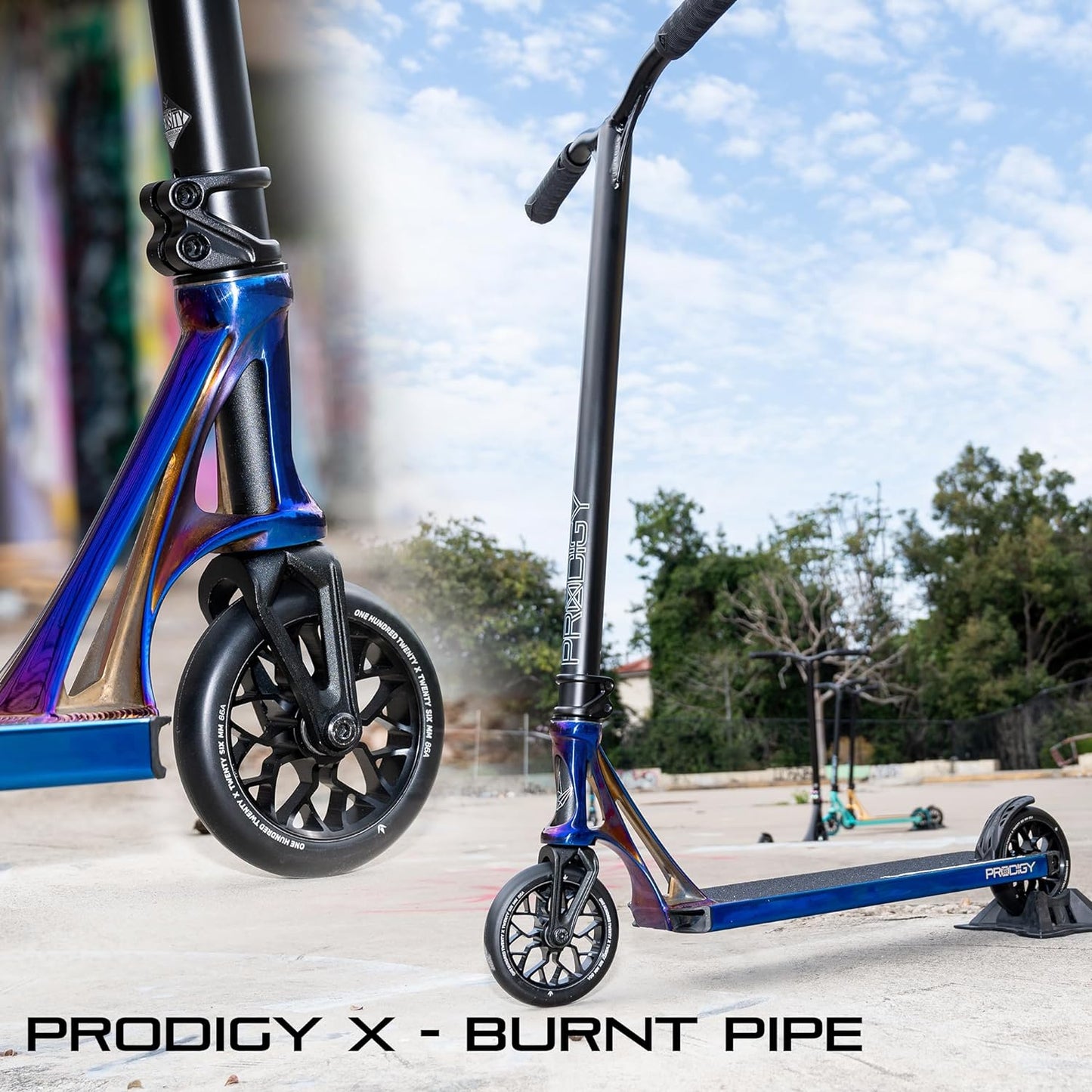 Envy Scooters Prodigy X Pro Scooter - Quality, High Performance Scooters Built from Professional Level Parts - Perfect Stunt Scooter for All Skill Levels