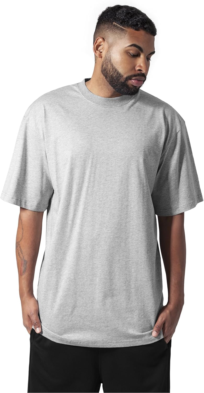 Urban Classics mens Tall Tee Oversized T-Shirt Oversized Short Sleeves T-Shirt with Dropped Shoulders, 100% Jersey Cotton (pack of 1)