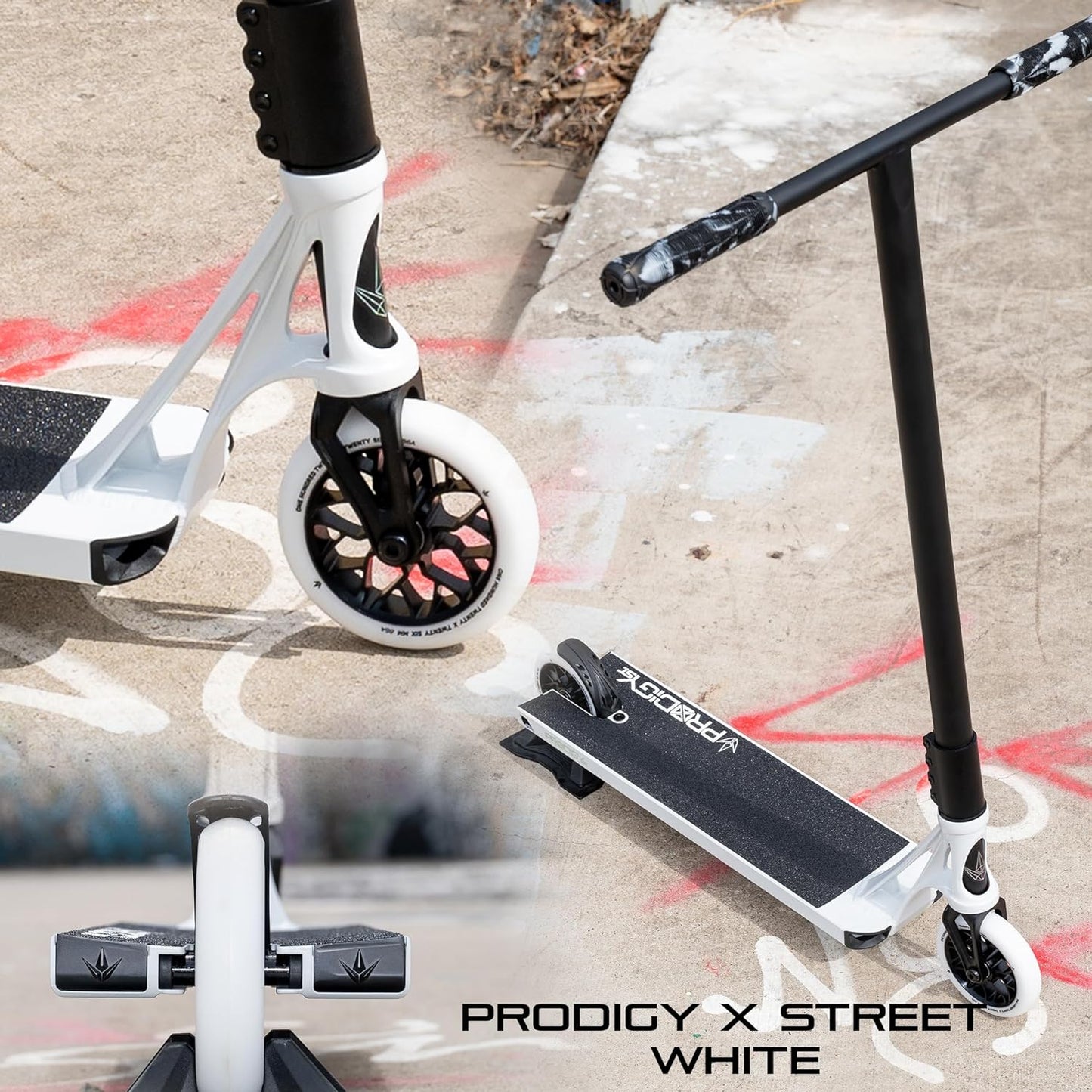 Envy Scooters Prodigy X Street Pro Scooter - Quality, High Performance Scooters Built from Professional Level Parts - Perfect Street Scooter for All Skill Levels