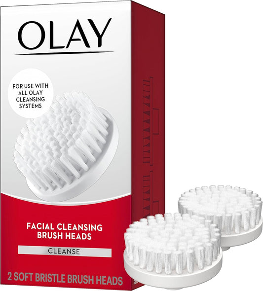 Olay Facial Cleaning Brush by ProX by Advanced Facial Cleansing System Replacement Brush Heads