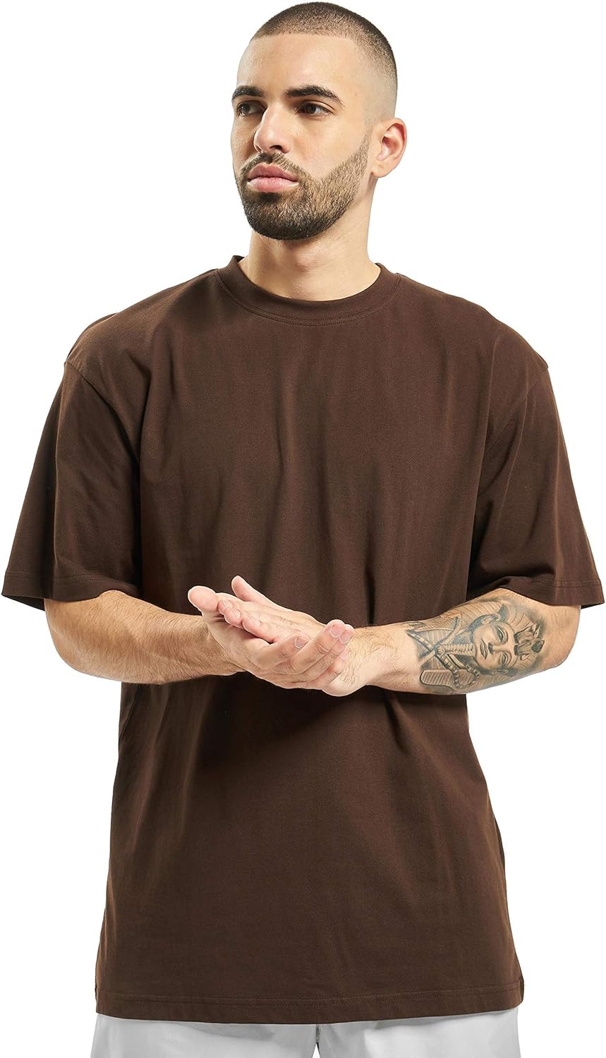 Urban Classics mens Tall Tee Oversized T-Shirt Oversized Short Sleeves T-Shirt with Dropped Shoulders, 100% Jersey Cotton (pack of 1)