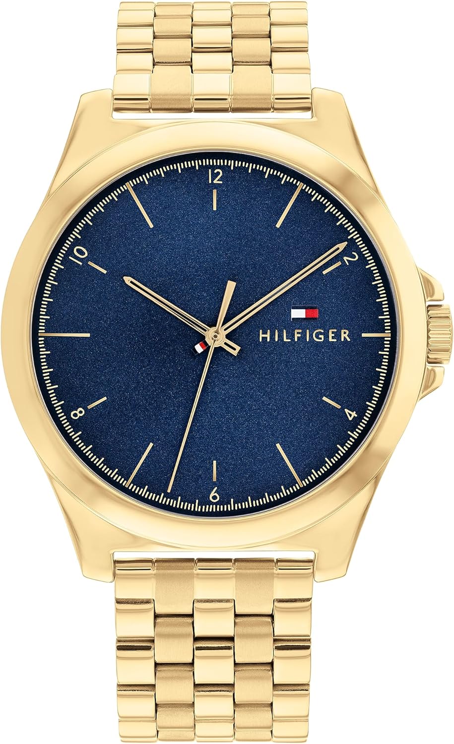 Tommy Hilfiger, Norris Men's Blue Dial, Ionic Plated Thin Gold 2 Steel Watch - 1710546