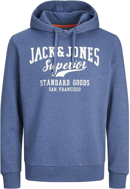 Jack & Jones mens LOGO SWEAT HOOD Sweatshirt