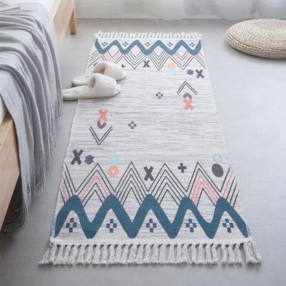 Area Rugs For Living Room Bedroom, Cotton Linen Floor Mat, Mrkhojahas 50x160cm