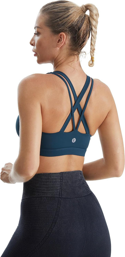 RUNNING GIRL womens Full Coverage Women's Plus Sports Bras