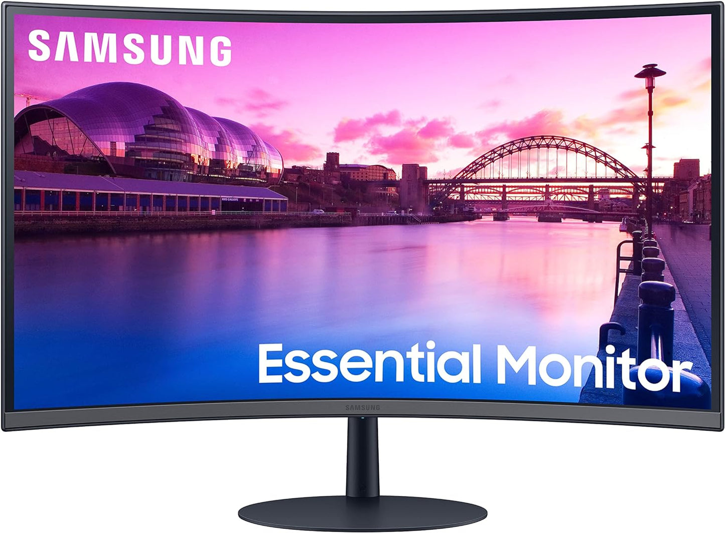 Samsung 27" Curved FullHD 1080p Monitor with Speakers, HDMI, Displayport - LS27C390