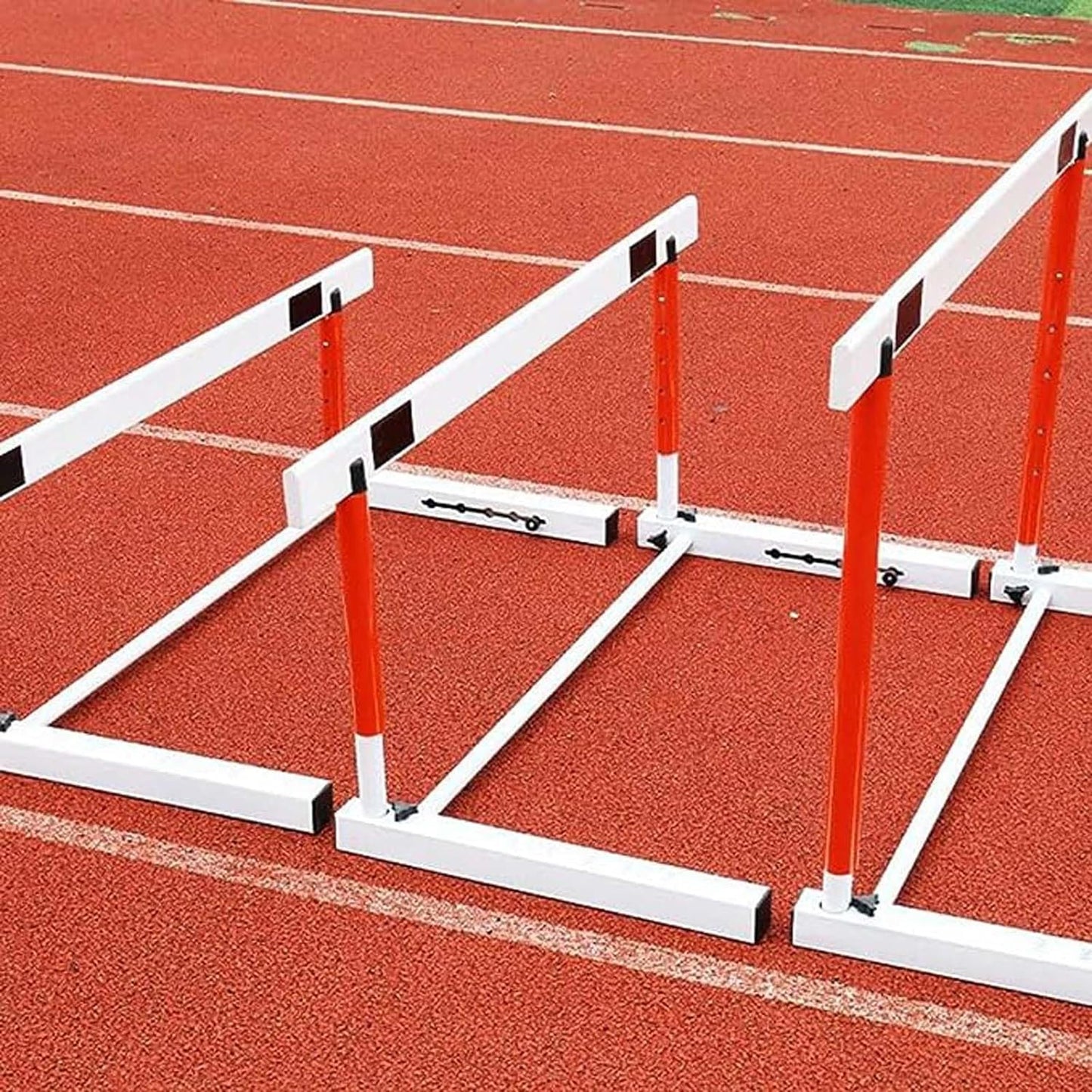 Athletics Hurdles, Height Adjustable Sports Training Hurdle Professional Athlete/Coach Practice Speed Hurdles (106cm)