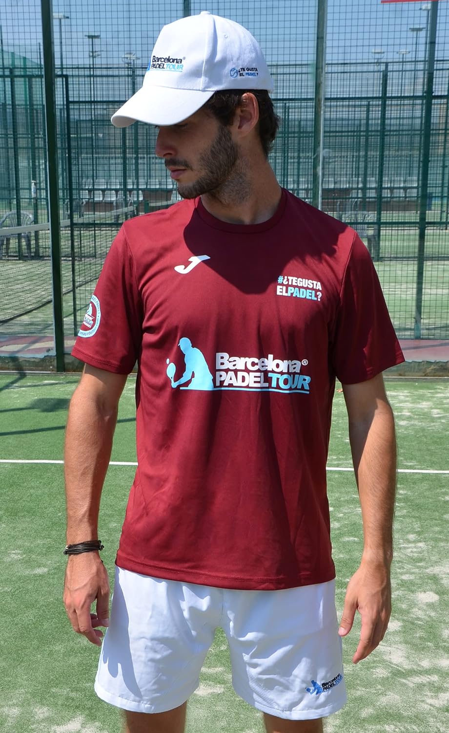 Barcelona Padel Tour | Technical Short Sleeve T-shirt"Te gusta el pádel" | Man | Soft Touch and Quick Drying | Sportswear