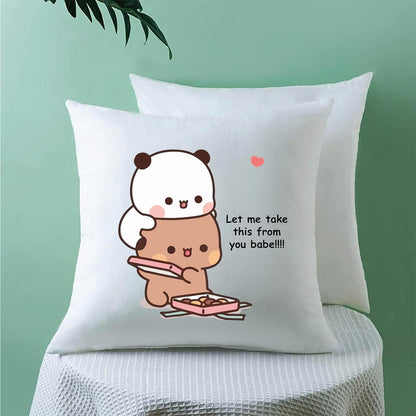 Happy Valentine's Day Pillow to Cuddle with Your Sweetheart - Gifts for your Boyfriend - Husband - Wife - Girlfriend - Valentine's Day Romance to Their Bedroom (Design 4)