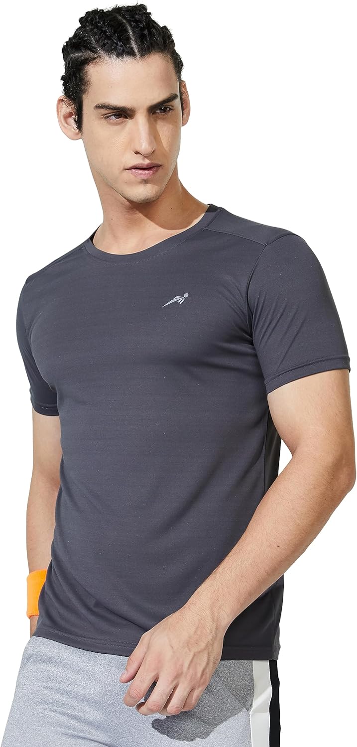 Amazon Brand - Symactive Men's Round Neck Sports T-Shirt